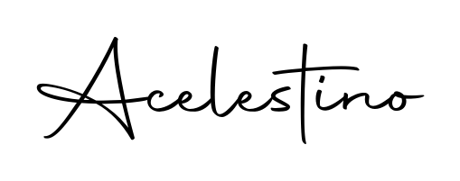 The Autography-DOLnW handwriting style adds charm and authenticity to name Acelestino. A wonderful choice for personal thank-you notes. Acelestino signature style 10 images and pictures png