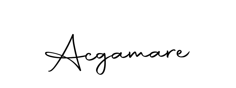 Create a beautiful signature design for name Acgamare. With this signature (Autography-DOLnW) fonts, you can make a handwritten signature for free. Acgamare signature style 10 images and pictures png