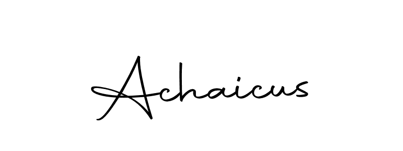 The best way (Autography-DOLnW) to make a short signature is to pick only two or three words in your name. The name Achaicus include a total of six letters. For converting this name. Achaicus signature style 10 images and pictures png