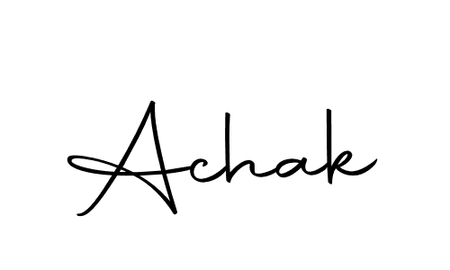 Achak stylish signature style. Best Handwritten Sign (Autography-DOLnW) for my name. Handwritten Signature Collection Ideas for my name Achak. Achak signature style 10 images and pictures png