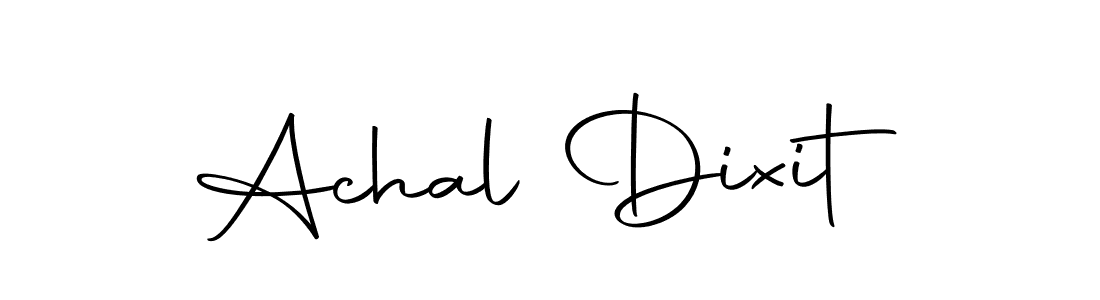 Design your own signature with our free online signature maker. With this signature software, you can create a handwritten (Autography-DOLnW) signature for name Achal Dixit. Achal Dixit signature style 10 images and pictures png