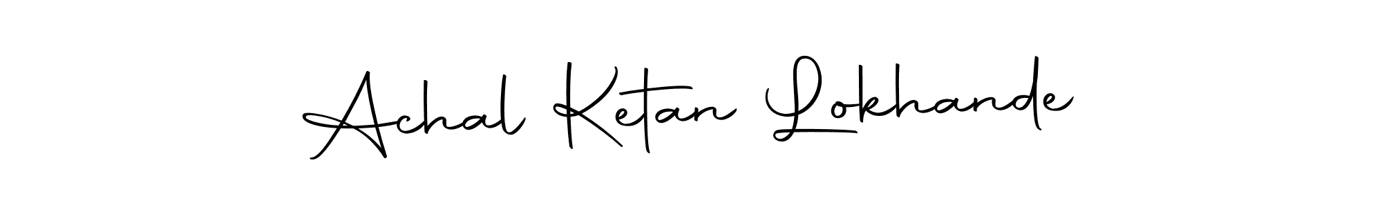 Achal Ketan Lokhande stylish signature style. Best Handwritten Sign (Autography-DOLnW) for my name. Handwritten Signature Collection Ideas for my name Achal Ketan Lokhande. Achal Ketan Lokhande signature style 10 images and pictures png