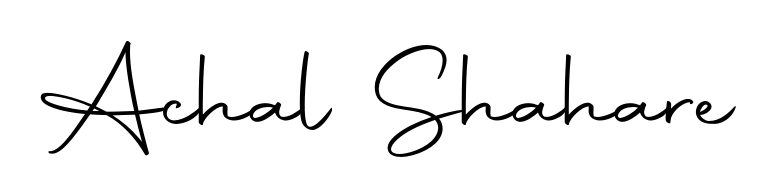 Achieve flawless digital penmanship with Achal Shahare name in Autography-DOLnW font. The perfect tool for creating online signatures. Achal Shahare signature style 10 images and pictures png