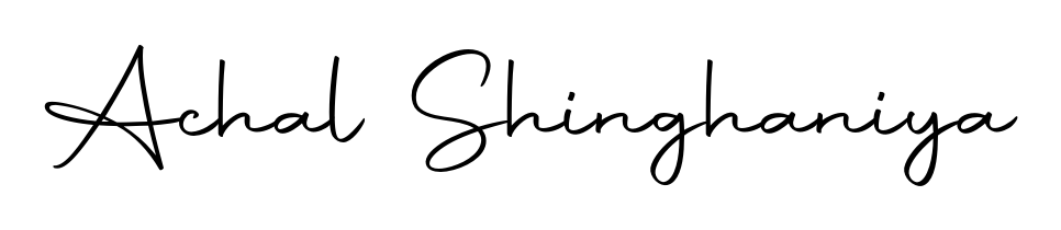 Master the art of signing with Achal Shinghaniya written in fluent Autography-DOLnW script. A great template to practice and refine your handwriting. Achal Shinghaniya signature style 10 images and pictures png