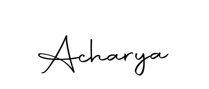 Make a beautiful signature design for name Acharya. Use this online signature maker to create a handwritten signature for free. Acharya signature style 10 images and pictures png