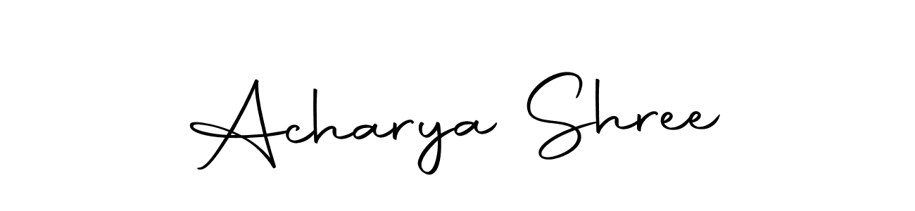 How to make Acharya Shree signature? Autography-DOLnW is a professional autograph style. Create handwritten signature for Acharya Shree name. Acharya Shree signature style 10 images and pictures png