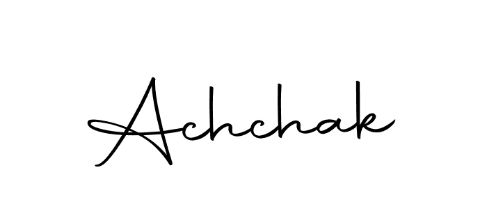 Create a beautiful signature design for name Achchak. With this signature (Autography-DOLnW) fonts, you can make a handwritten signature for free. Achchak signature style 10 images and pictures png