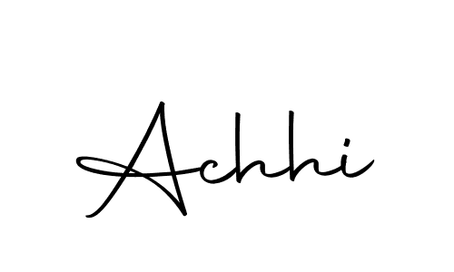 You should practise on your own different ways (Autography-DOLnW) to write your name (Achhi) in signature. don't let someone else do it for you. Achhi signature style 10 images and pictures png