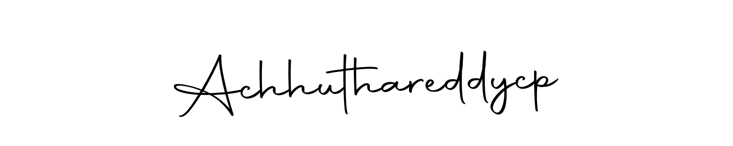 Create a beautiful signature design for name Achhuthareddycp. With this signature (Autography-DOLnW) fonts, you can make a handwritten signature for free. Achhuthareddycp signature style 10 images and pictures png