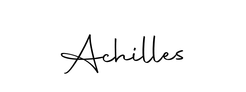 Also we have Achilles name is the best signature style. Create professional handwritten signature collection using Autography-DOLnW autograph style. Achilles signature style 10 images and pictures png