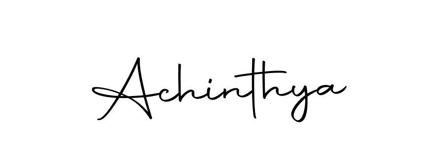 Create a beautiful signature design for name Achinthya. With this signature (Autography-DOLnW) fonts, you can make a handwritten signature for free. Achinthya signature style 10 images and pictures png