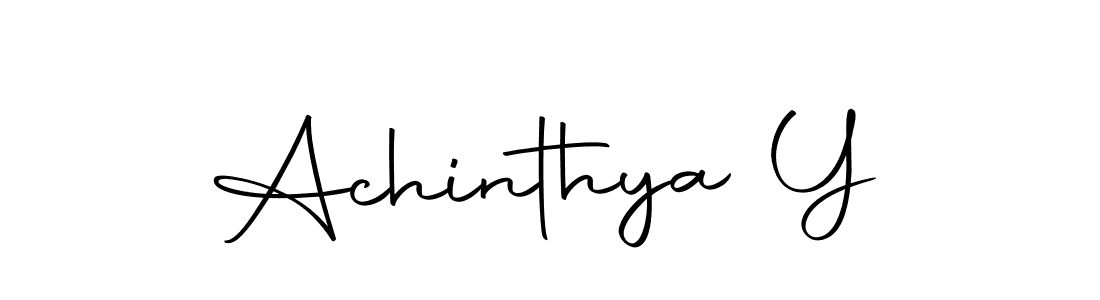 Design your own signature with our free online signature maker. With this signature software, you can create a handwritten (Autography-DOLnW) signature for name Achinthya Y. Achinthya Y signature style 10 images and pictures png