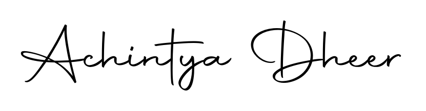 The Autography-DOLnW handwriting style adds charm and authenticity to name Achintya Dheer. A wonderful choice for personal thank-you notes. Achintya Dheer signature style 10 images and pictures png