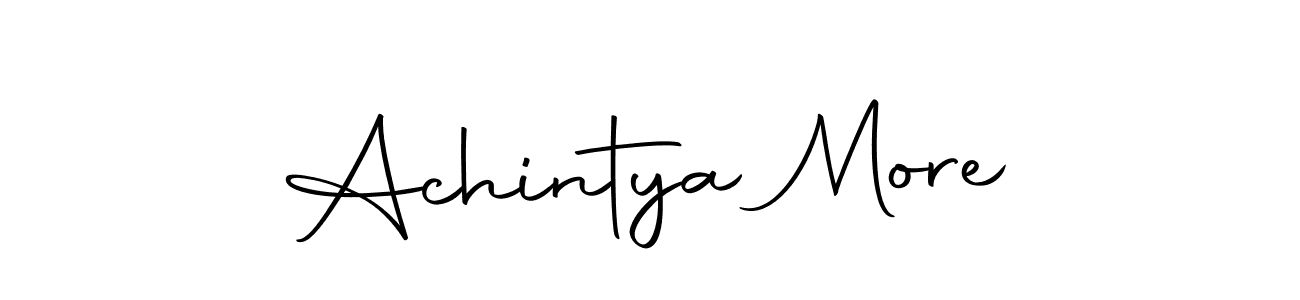 Also we have Achintya More name is the best signature style. Create professional handwritten signature collection using Autography-DOLnW autograph style. Achintya More signature style 10 images and pictures png