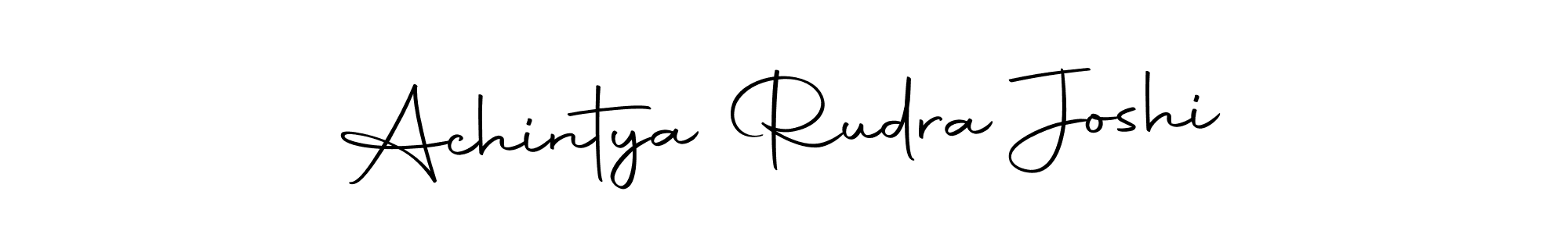 Make a beautiful signature design for name Achintya Rudra Joshi. With this signature (Autography-DOLnW) style, you can create a handwritten signature for free. Achintya Rudra Joshi signature style 10 images and pictures png