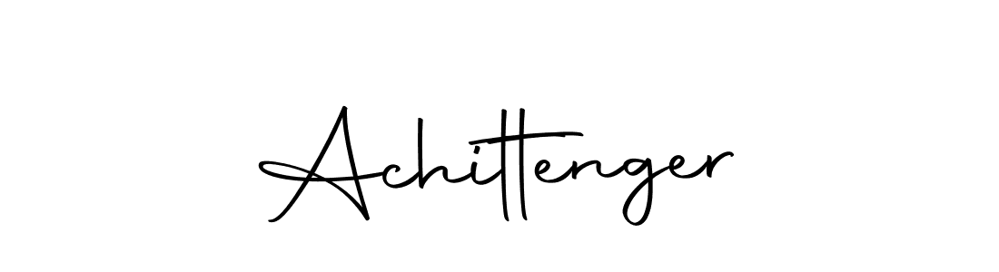 Design your own signature with our free online signature maker. With this signature software, you can create a handwritten (Autography-DOLnW) signature for name Achittenger. Achittenger signature style 10 images and pictures png