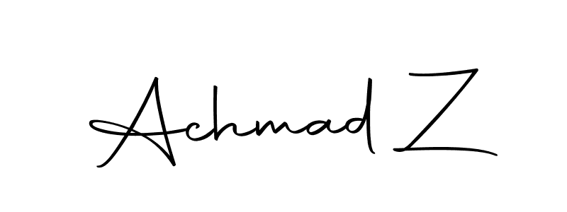 Also You can easily find your signature by using the search form. We will create Achmad Z name handwritten signature images for you free of cost using Autography-DOLnW sign style. Achmad Z signature style 10 images and pictures png