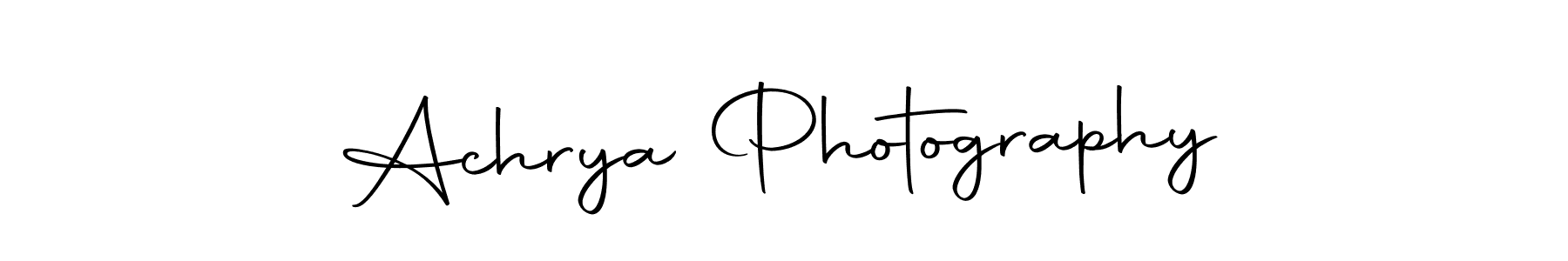 The best way (Autography-DOLnW) to make a short signature is to pick only two or three words in your name. The name Achrya Photography include a total of six letters. For converting this name. Achrya Photography signature style 10 images and pictures png