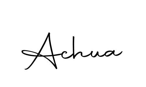 Also we have Achua name is the best signature style. Create professional handwritten signature collection using Autography-DOLnW autograph style. Achua signature style 10 images and pictures png