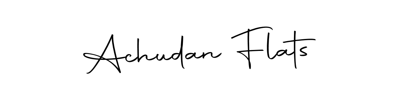 You can use this online signature creator to create a handwritten signature for the name Achudan Flats. This is the best online autograph maker. Achudan Flats signature style 10 images and pictures png