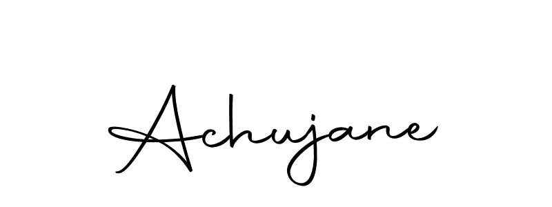 if you are searching for the best signature style for your name Achujane. so please give up your signature search. here we have designed multiple signature styles  using Autography-DOLnW. Achujane signature style 10 images and pictures png