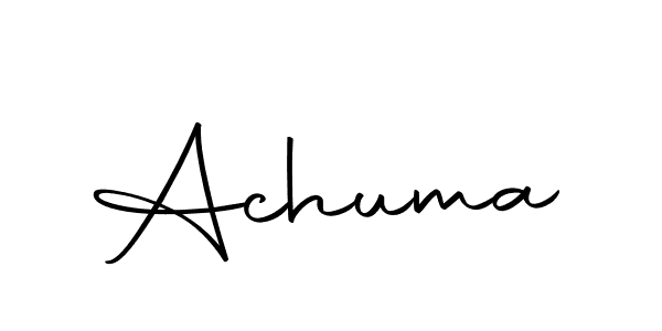 Here are the top 10 professional signature styles for the name Achuma. These are the best autograph styles you can use for your name. Achuma signature style 10 images and pictures png