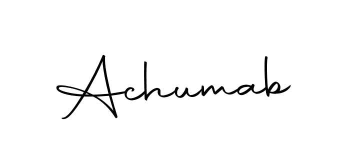 The best way (Autography-DOLnW) to make a short signature is to pick only two or three words in your name. The name Achumab include a total of six letters. For converting this name. Achumab signature style 10 images and pictures png