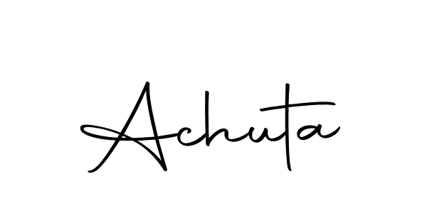 Achuta stylish signature style. Best Handwritten Sign (Autography-DOLnW) for my name. Handwritten Signature Collection Ideas for my name Achuta. Achuta signature style 10 images and pictures png