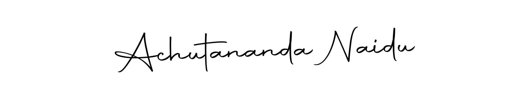 Use a signature maker to create a handwritten signature online. With this signature software, you can design (Autography-DOLnW) your own signature for name Achutananda Naidu. Achutananda Naidu signature style 10 images and pictures png