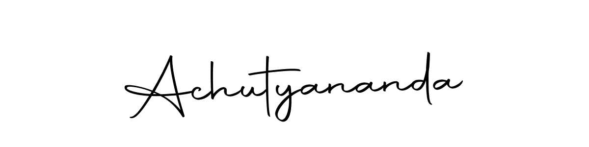 You can use this online signature creator to create a handwritten signature for the name Achutyananda. This is the best online autograph maker. Achutyananda signature style 10 images and pictures png