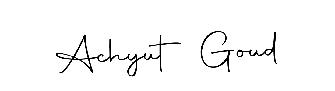 Create a beautiful signature design for name Achyut Goud. With this signature (Autography-DOLnW) fonts, you can make a handwritten signature for free. Achyut Goud signature style 10 images and pictures png