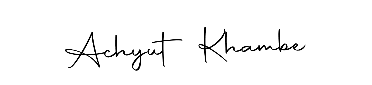 Also You can easily find your signature by using the search form. We will create Achyut Khambe name handwritten signature images for you free of cost using Autography-DOLnW sign style. Achyut Khambe signature style 10 images and pictures png