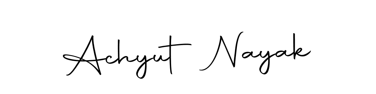 You can use this online signature creator to create a handwritten signature for the name Achyut Nayak. This is the best online autograph maker. Achyut Nayak signature style 10 images and pictures png