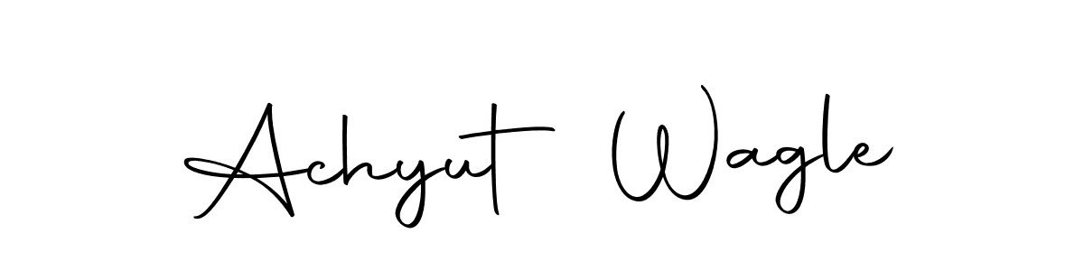 The best way (Autography-DOLnW) to make a short signature is to pick only two or three words in your name. The name Achyut Wagle include a total of six letters. For converting this name. Achyut Wagle signature style 10 images and pictures png