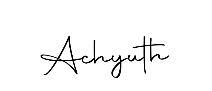 Also we have Achyuth name is the best signature style. Create professional handwritten signature collection using Autography-DOLnW autograph style. Achyuth signature style 10 images and pictures png