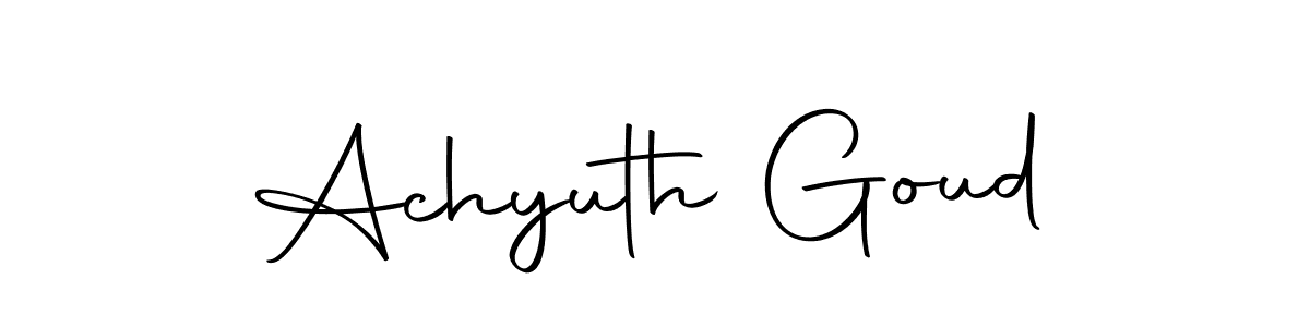 It looks lik you need a new signature style for name Achyuth Goud. Design unique handwritten (Autography-DOLnW) signature with our free signature maker in just a few clicks. Achyuth Goud signature style 10 images and pictures png
