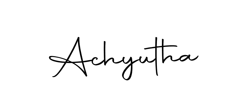 You can use this online signature creator to create a handwritten signature for the name Achyutha. This is the best online autograph maker. Achyutha signature style 10 images and pictures png