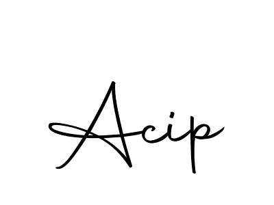 if you are searching for the best signature style for your name Acip. so please give up your signature search. here we have designed multiple signature styles  using Autography-DOLnW. Acip signature style 10 images and pictures png