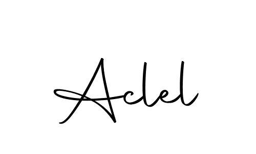 How to make Aclel name signature. Use Autography-DOLnW style for creating short signs online. This is the latest handwritten sign. Aclel signature style 10 images and pictures png