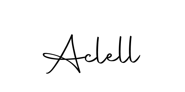 Make a beautiful signature design for name Aclell. With this signature (Autography-DOLnW) style, you can create a handwritten signature for free. Aclell signature style 10 images and pictures png