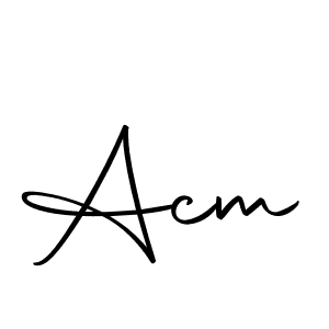 Create a beautiful signature design for name Acm. With this signature (Autography-DOLnW) fonts, you can make a handwritten signature for free. Acm signature style 10 images and pictures png