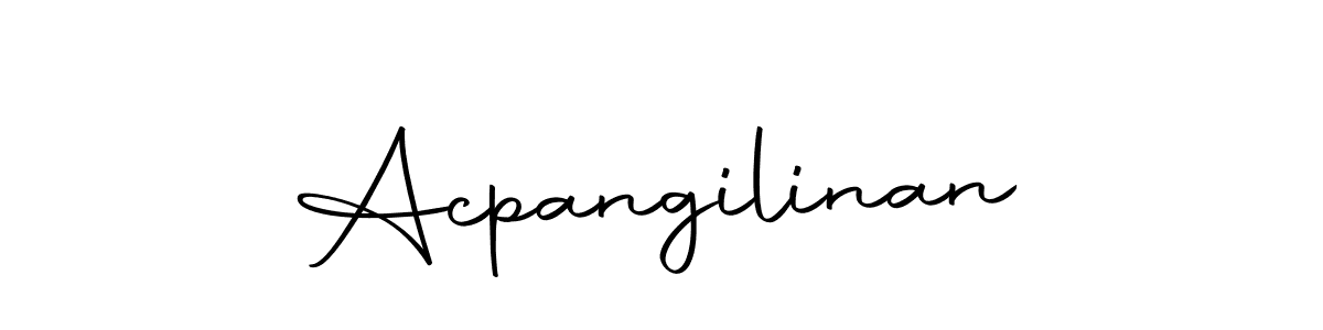 Design your own signature with our free online signature maker. With this signature software, you can create a handwritten (Autography-DOLnW) signature for name Acpangilinan. Acpangilinan signature style 10 images and pictures png