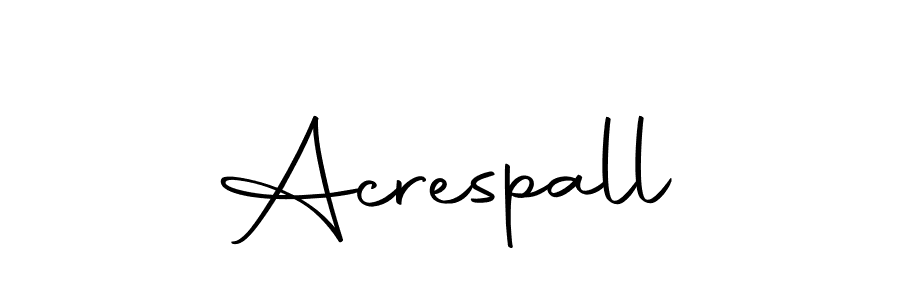 It looks lik you need a new signature style for name Acrespall. Design unique handwritten (Autography-DOLnW) signature with our free signature maker in just a few clicks. Acrespall signature style 10 images and pictures png