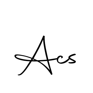 Design your own signature with our free online signature maker. With this signature software, you can create a handwritten (Autography-DOLnW) signature for name Acs. Acs signature style 10 images and pictures png