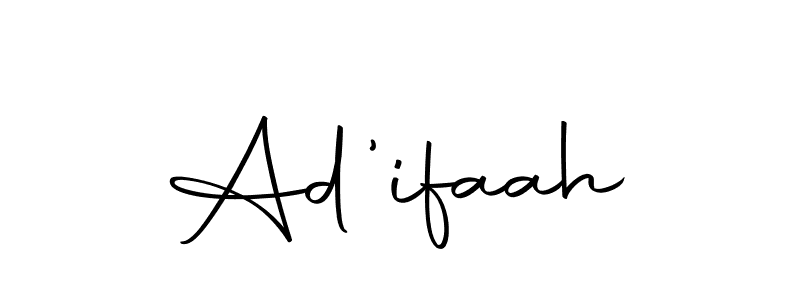 Also You can easily find your signature by using the search form. We will create Ad'ifaah name handwritten signature images for you free of cost using Autography-DOLnW sign style. Ad'ifaah signature style 10 images and pictures png