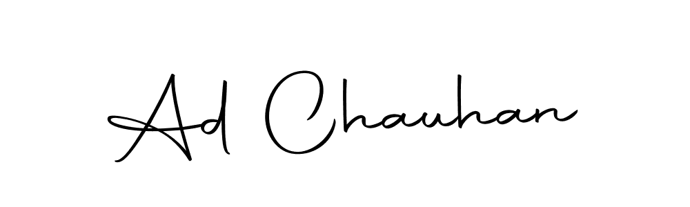 You can use this online signature creator to create a handwritten signature for the name Ad Chauhan. This is the best online autograph maker. Ad Chauhan signature style 10 images and pictures png