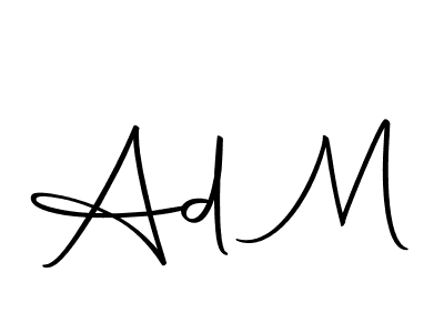 Make a beautiful signature design for name Ad M. Use this online signature maker to create a handwritten signature for free. Ad M signature style 10 images and pictures png