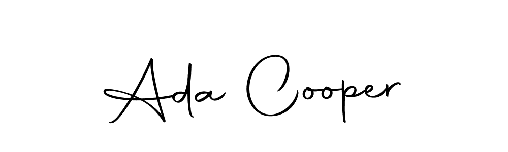 How to make Ada Cooper name signature. Use Autography-DOLnW style for creating short signs online. This is the latest handwritten sign. Ada Cooper signature style 10 images and pictures png