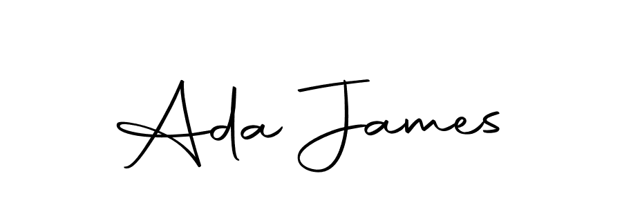 Here are the top 10 professional signature styles for the name Ada James. These are the best autograph styles you can use for your name. Ada James signature style 10 images and pictures png