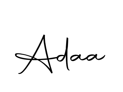 Design your own signature with our free online signature maker. With this signature software, you can create a handwritten (Autography-DOLnW) signature for name Adaa. Adaa signature style 10 images and pictures png